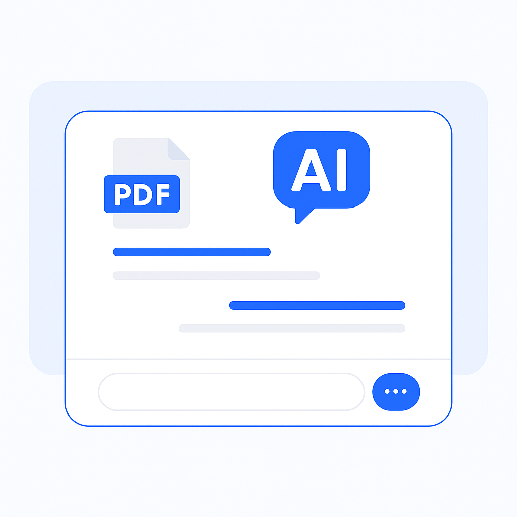 AI Chat with Your PDF Document & Data Image