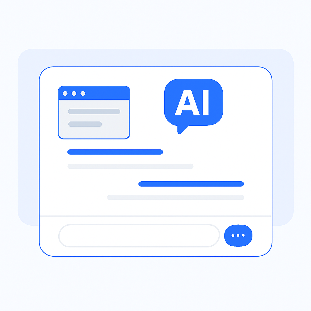 AI Chat with Your Website Data Image
