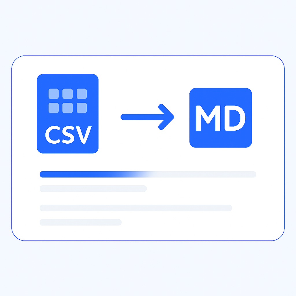 Convert CSV to Markdown Image