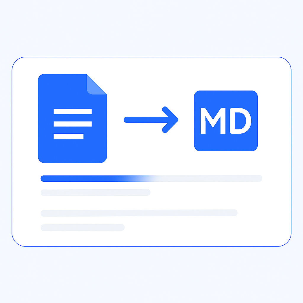 Convert Google Docs to Markdown Image