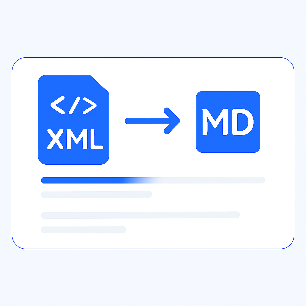 Convert XML to Markdown Image
